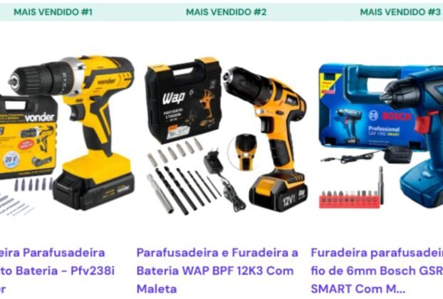 TOP 3 Melhores Parafusadeiras e Furadeiras Custo-Benefício
