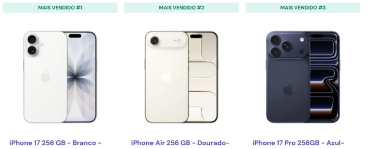 TOP 3 Melhor iPhone 17. Qual o melhor Iphone 17? iPhone 17 | iPhone 17 PRO | iPhone AIR 15 TOP 3 melhor iPhone 17