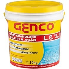 TOP 3 Melhor Cloro Granulado
GENCO L.E
Múltipla Ação 3×1