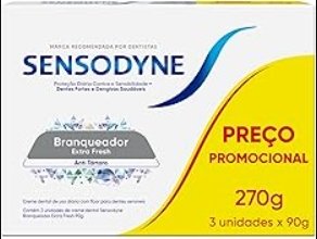 CREME DENTAL CLAREADOR | TOP 3 Melhor Creme DENTAL CLAREADOR Custo Benefício 3 TOP 3 Melhor Creme Dental Clareador
SENSODYNE
Branqueador Extra Fresh