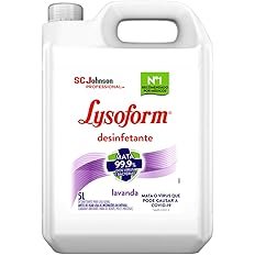 TOP 3 Melhor Desinfetante para Casa
Desinfetante LYSOFORM LAVANDA 5L