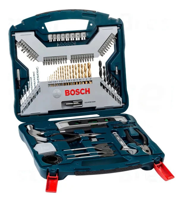 Um dos escolhidos do nosso TOP 3 Melhor Kit de Ferramentas
BOSCH X-LINE 103 PEÇAS