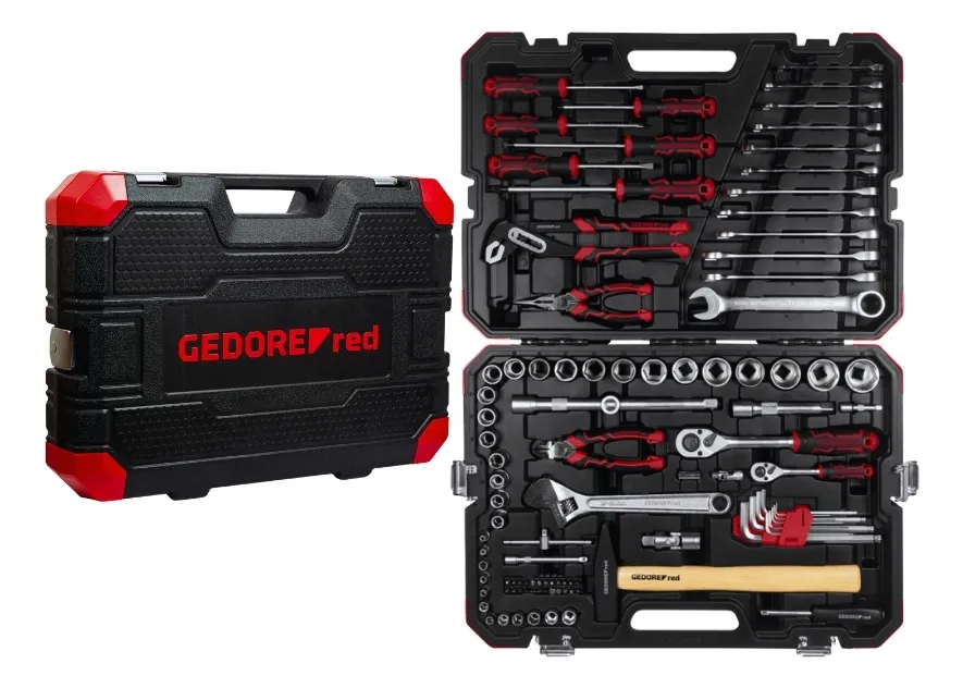 Um dos escolhidos do nosso TOP 3 Melhor Kit de Ferramentas
GEDORE RED 100 PEÇAS R46023100